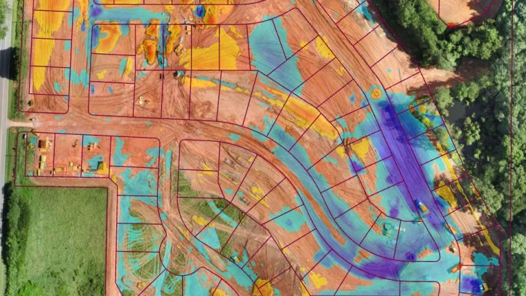 Aerial surveying and GIS mapping interface