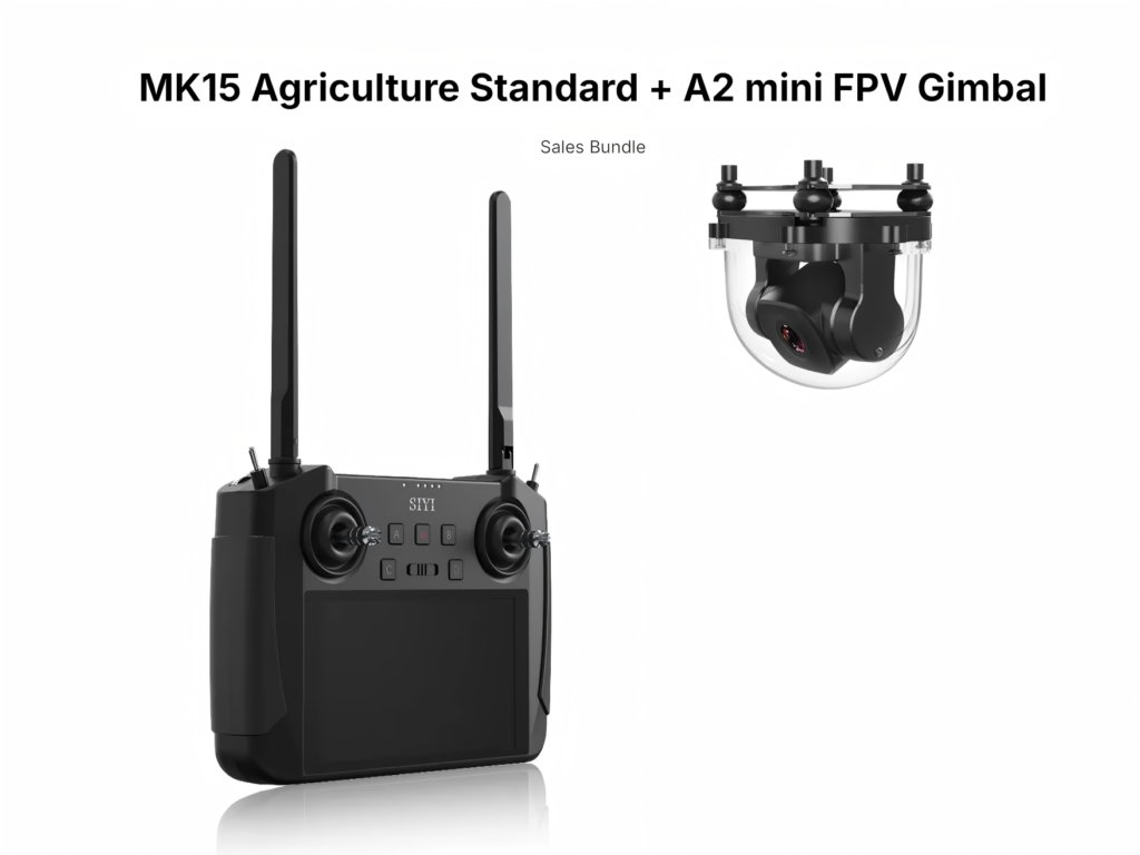 SIYI A2 mini Ultra Wide Angle Single-Axis FPV Gimbal Camera view 5